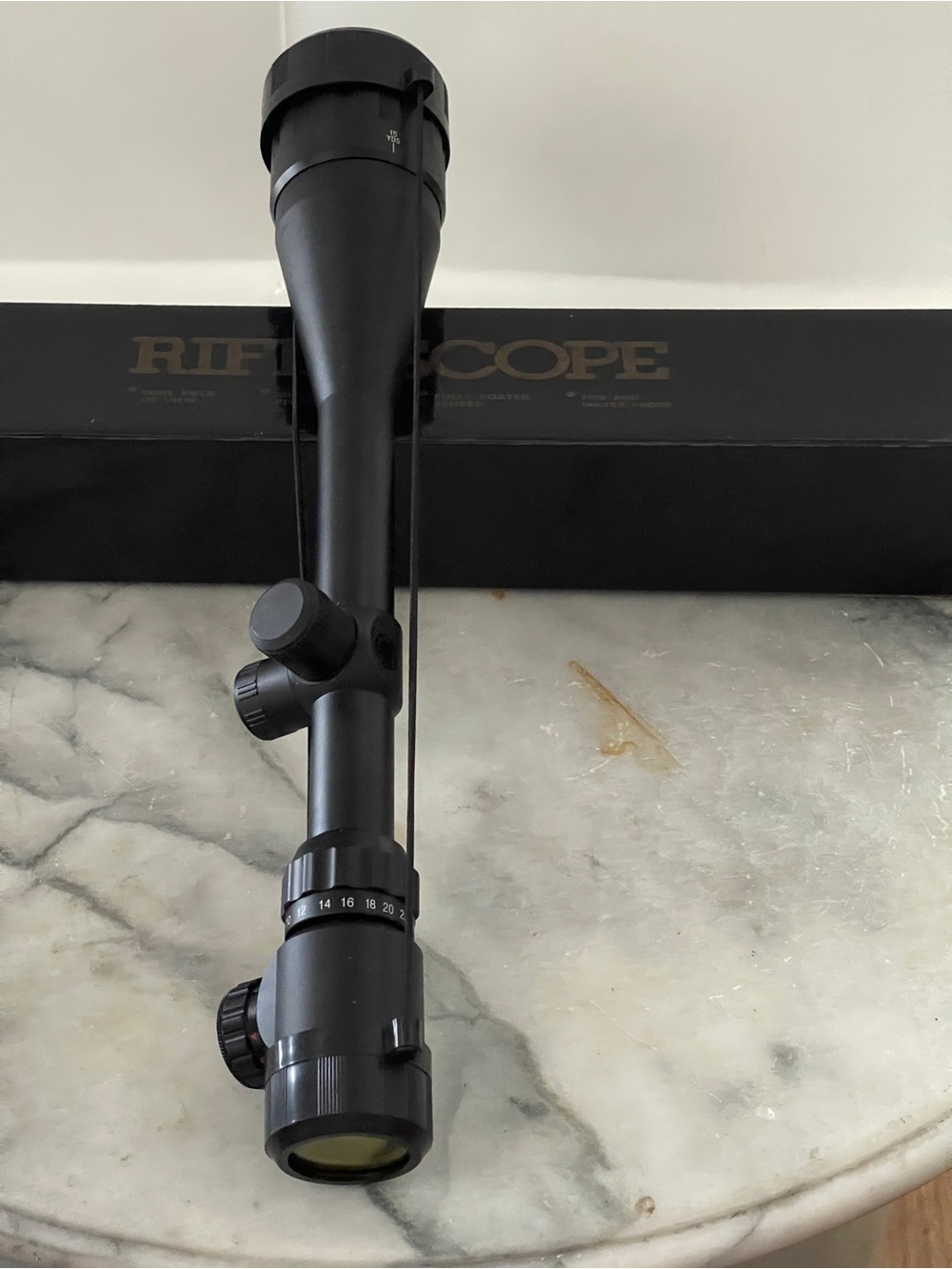 Riflescope 6-24X50AOEG, 15yrds, Nitrogen Gas Port, Coated Lens Fog & H20 Proof